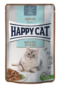 スキン＆コート パウチ - HAPPY CAT ミートinソース