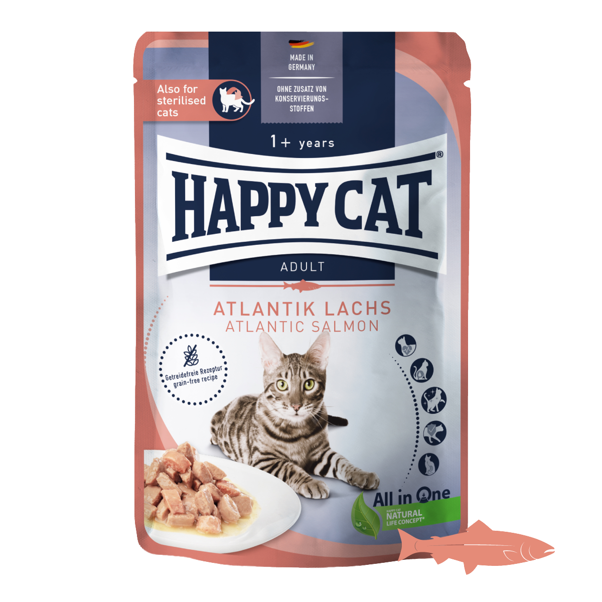 アトランティックサーモン パウチ 成猫・避妊去勢